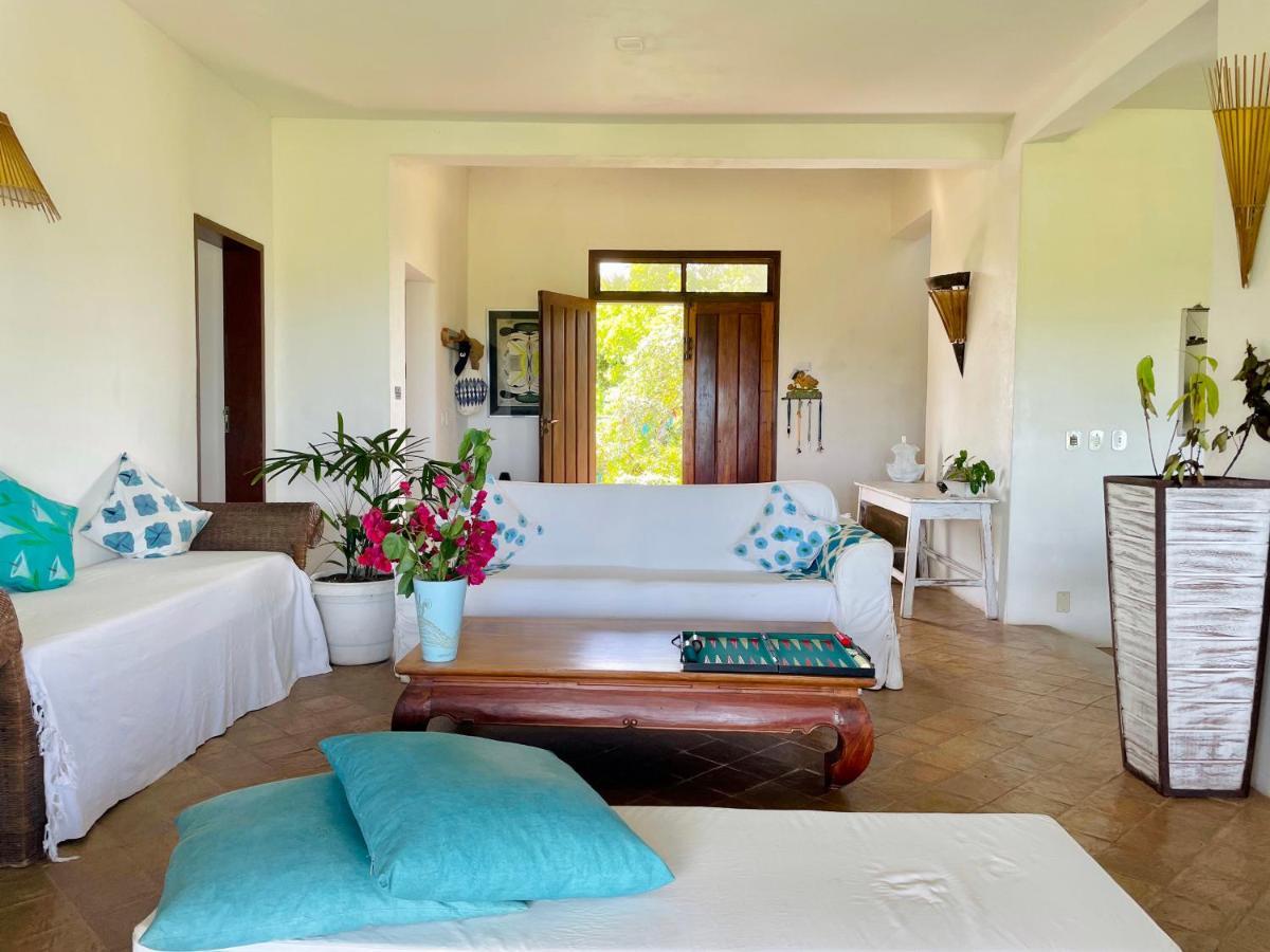 Espelho Bahia Blue House Bed & Breakfast Praia do Espelho Bagian luar foto
